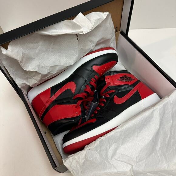 NIB NWT Nike Air Jordan 1 1.5 High The Return Bred Basketball Sneaker Men\'s 9.5 main image 10